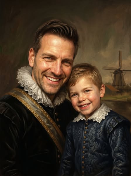 Een tijdloos kunstwerk voor papa