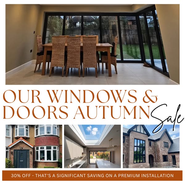 30% OFF WINDOWS & DOORS