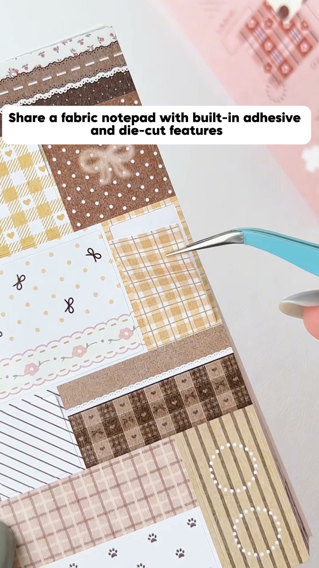 Semi-Sweet Diary Series Patchwork Sticker Book