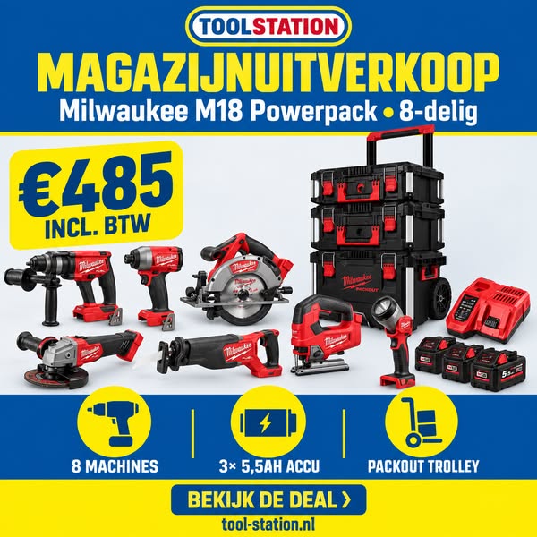 Complete Milwaukee Powerpack – €485