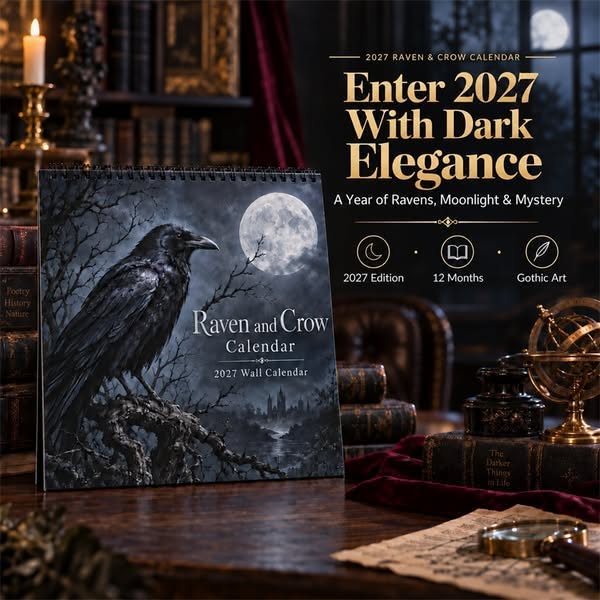 2027 Eagle and Raven Wall Calendar