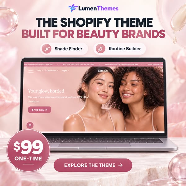 Beauty Shopify Theme — $99
