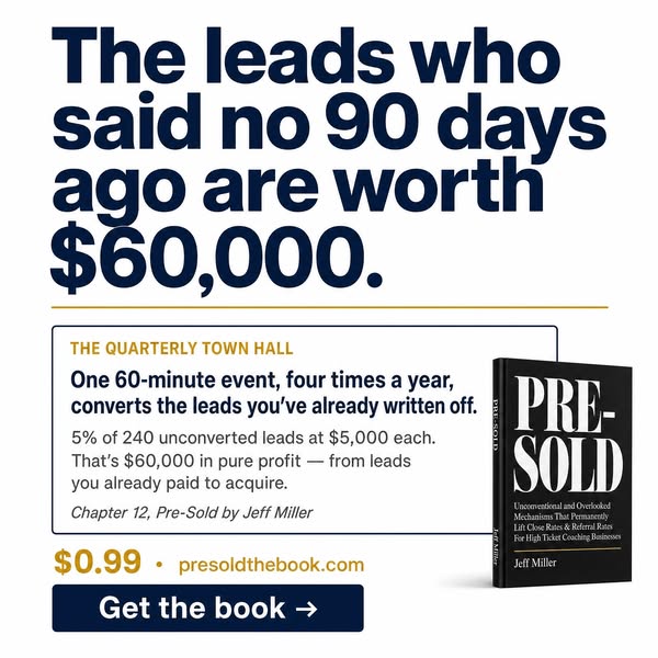 "Why do prospects arrive skeptical — even when they booked the call?"