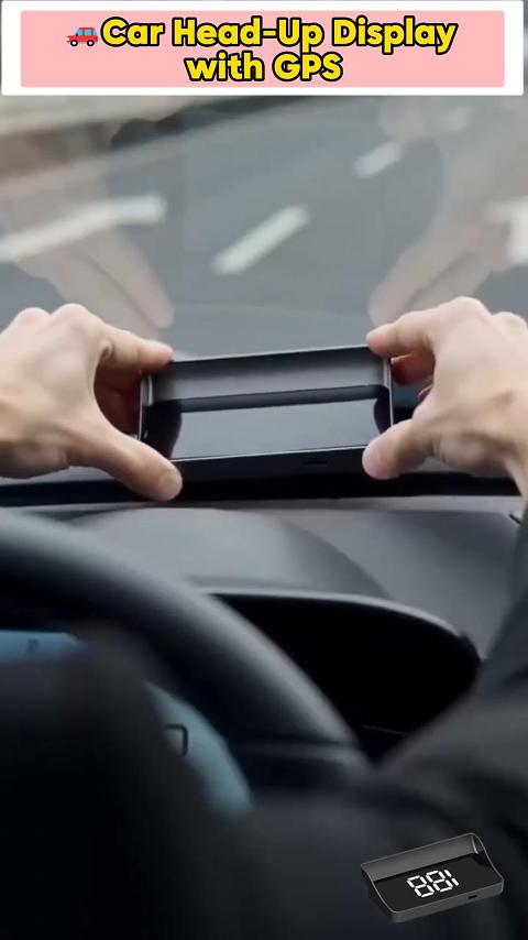 Head-Up Display Car GPS Digital Speedometer
