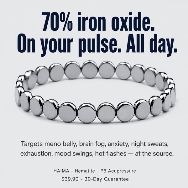 Haima Hematite Bracelet for Women | Natural Iron Oxide