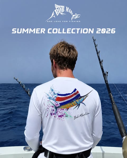 New - Performance Shirt Bob Marlin Costa Rica Sail White