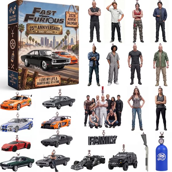 The Fast & Furious 25th Anniversary Advent Calendar