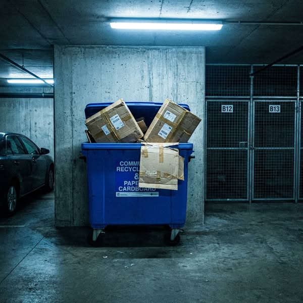 Your Recycling Sits in a Shared Car Park 24/7. Your Labels Are in It.