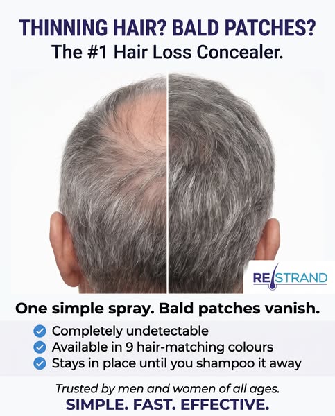 Thinning Hair? Bald Patches? Fixed in Seconds.