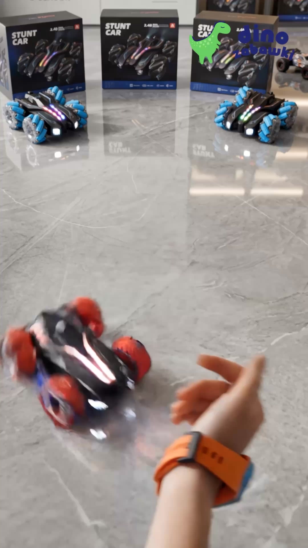 AUTO 360 STEROWANE GESTAMI, KTÓRE JEŹDZI W KAŻDĄ STRONĘ + DYMI!