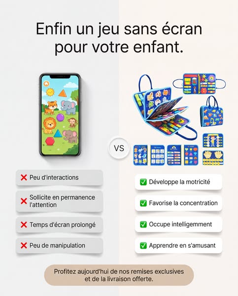 Profitez jusqu'à -60 % de remise et de la livraison offerte aujourd'hui.