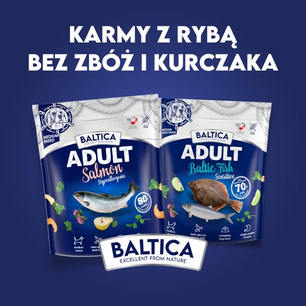 Baltica | Suche karmy z rybą