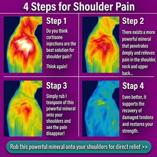 13 years of shoulder pain disappeared in 2 days