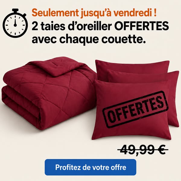 EasySleep® – La couette 2-en-1 à séchage rapide qui remplace vos draps