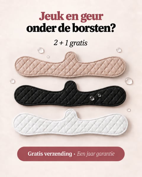 Droog onder de borsten