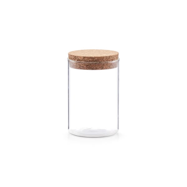 Kruidenpotje 400 ml met kurk deksel Zeller Present