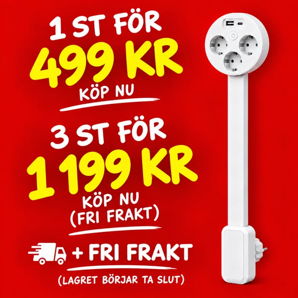 KÖP 3 FÖR 1199 kr + fri frakt