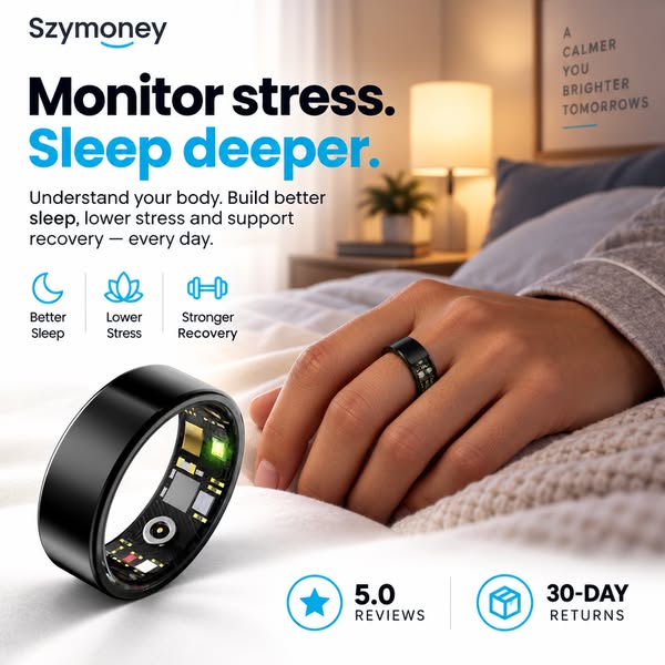 Monitor stress. Sleep deeper.