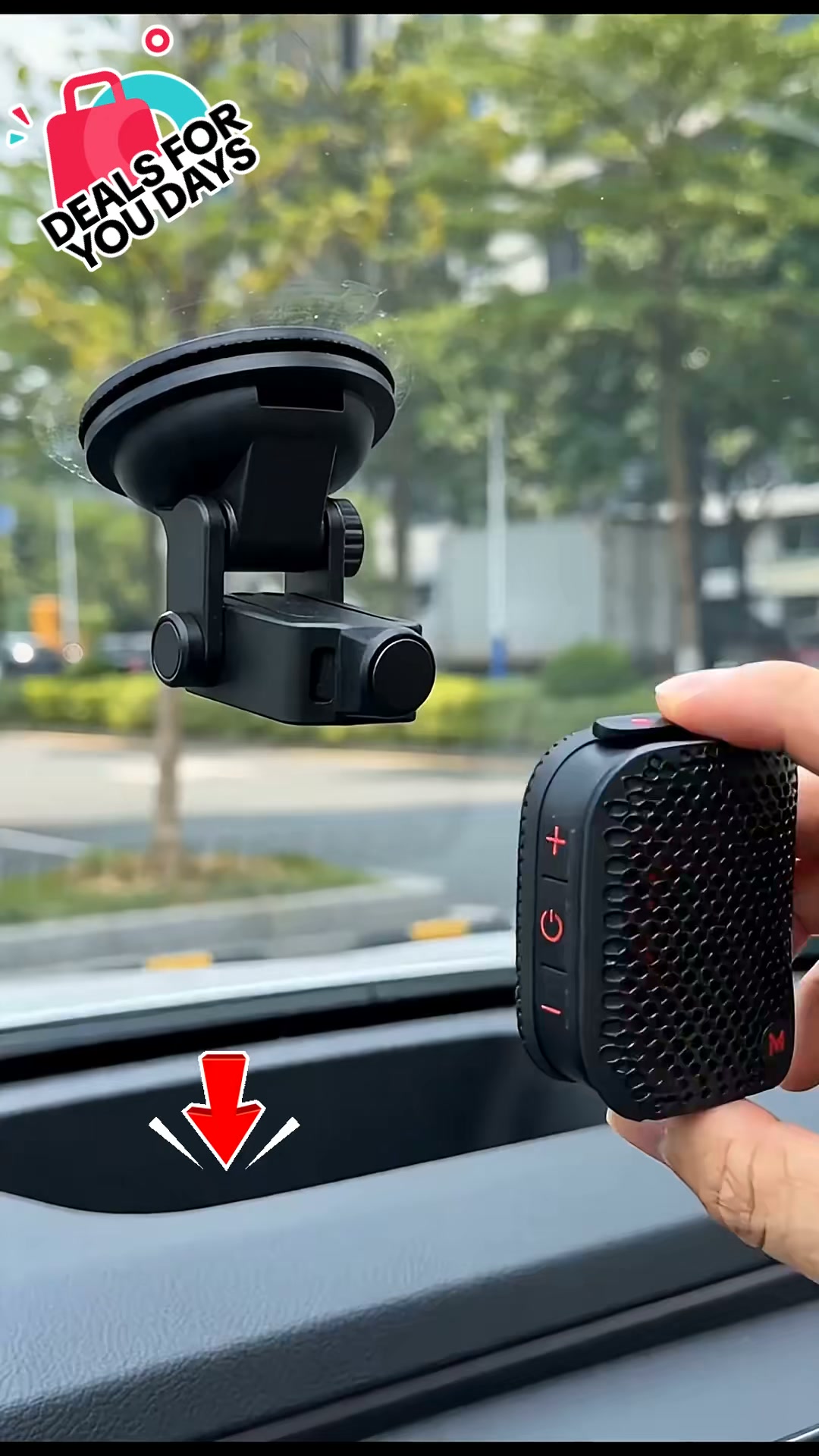 Waterproof Outdoor Speaker with Bass Radiator & 24-Hour Battery