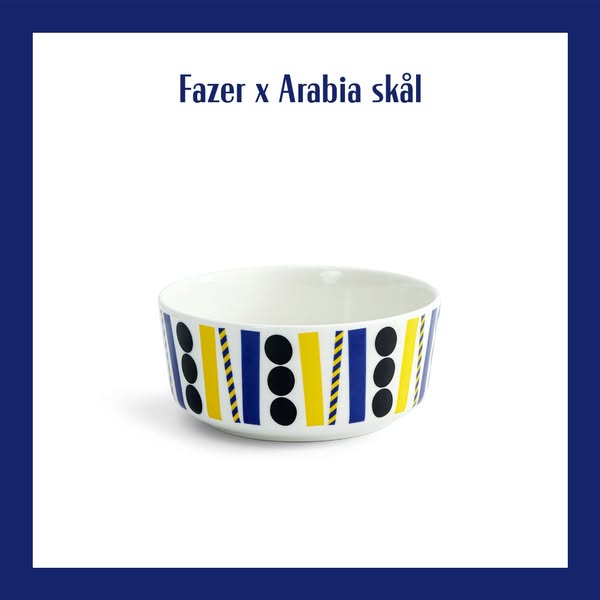 Fazer x Arabia skål