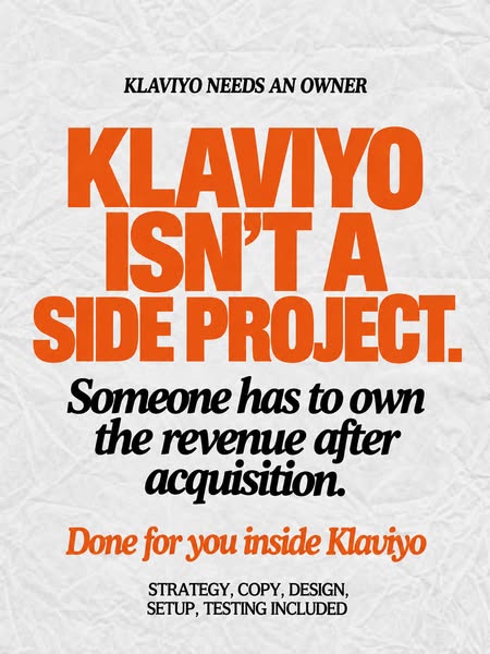Done-For-You Klaviyo Management. 20% Lift Guaranteed