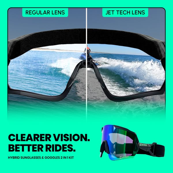 5-Star Jet Ski Riding Goggles & Sunglasses