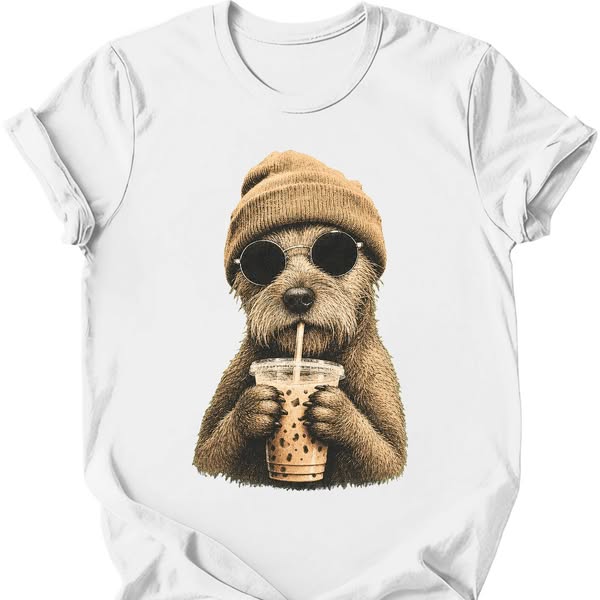 Irish Terrier - Hipster Dog T-Shirt