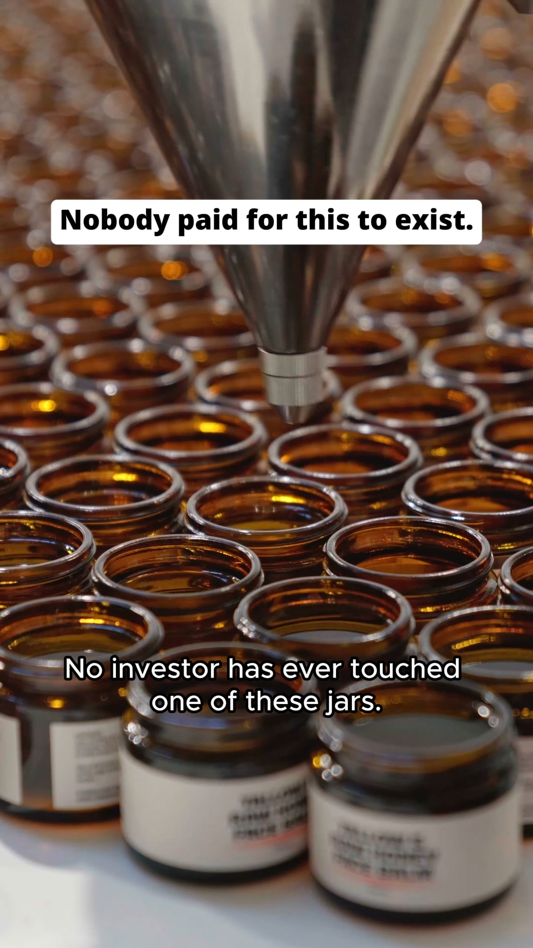 Half a million jars, and no launch.