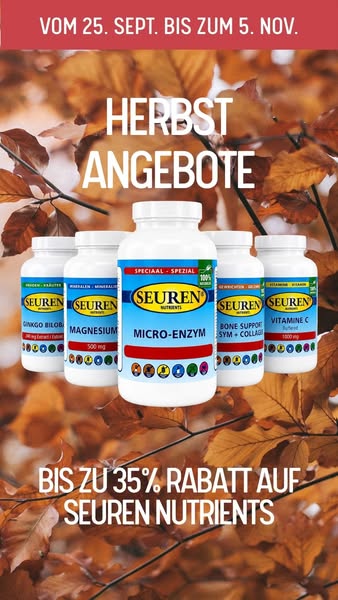 Kostenloser Versand bei Seuren Nutrients!