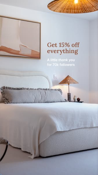 70K 15% off everything