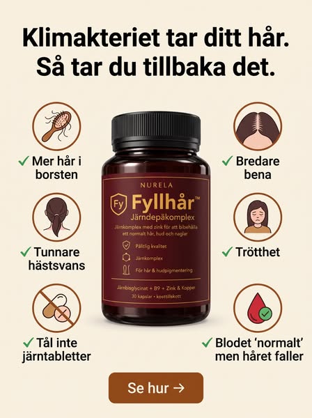 Har du håravfall efter 40?
