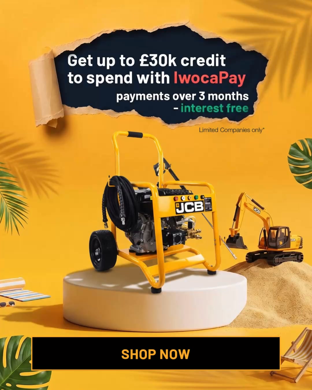 4000psi Petrol Pressure Washer | JCB