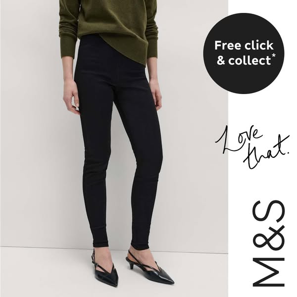 Pull on High Waisted Jegging