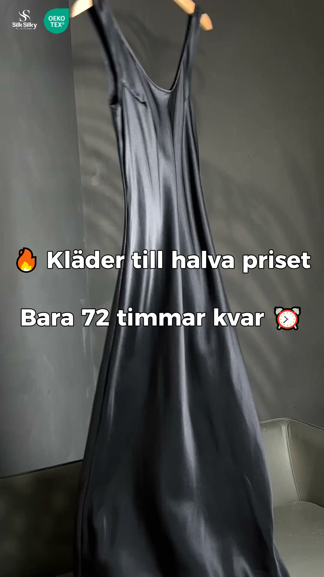 Ren Siden Långklänning
