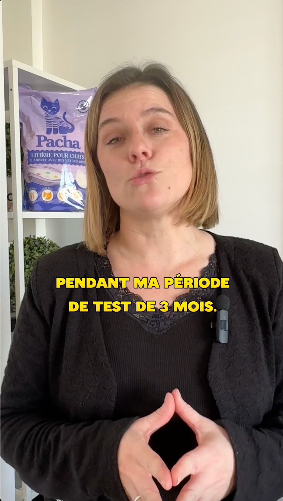 "Plus d'odeurs dans ma litière"