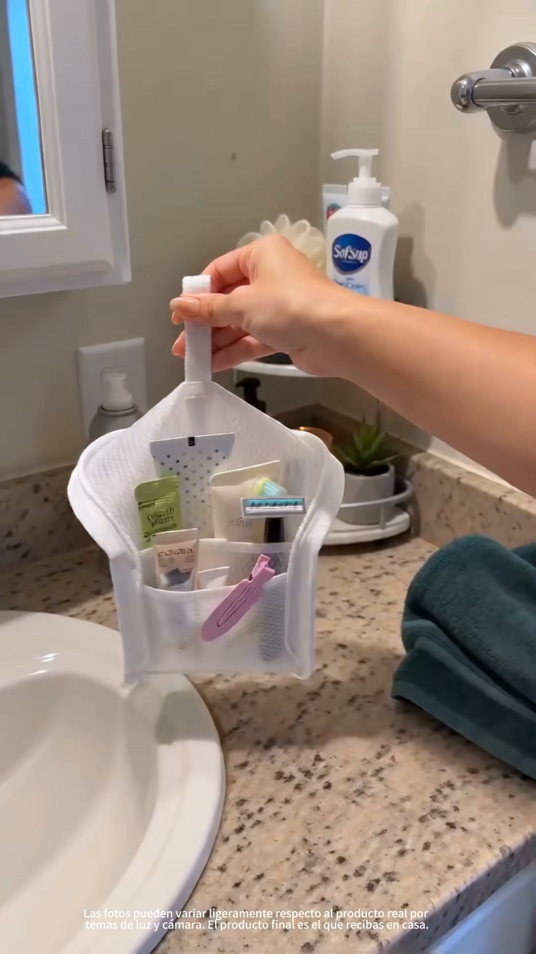 Waterproof Standing Toiletry Bag