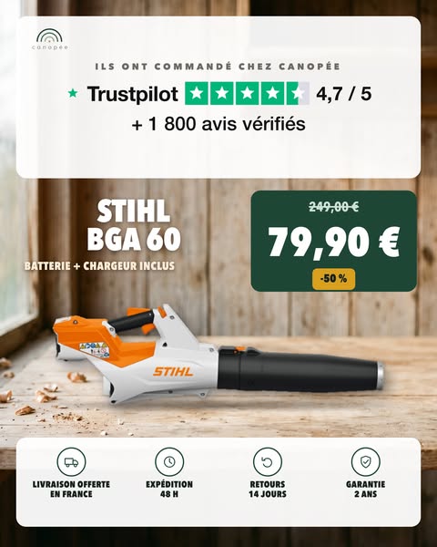 Jusqu’à -60 % sur l’équipement jardin