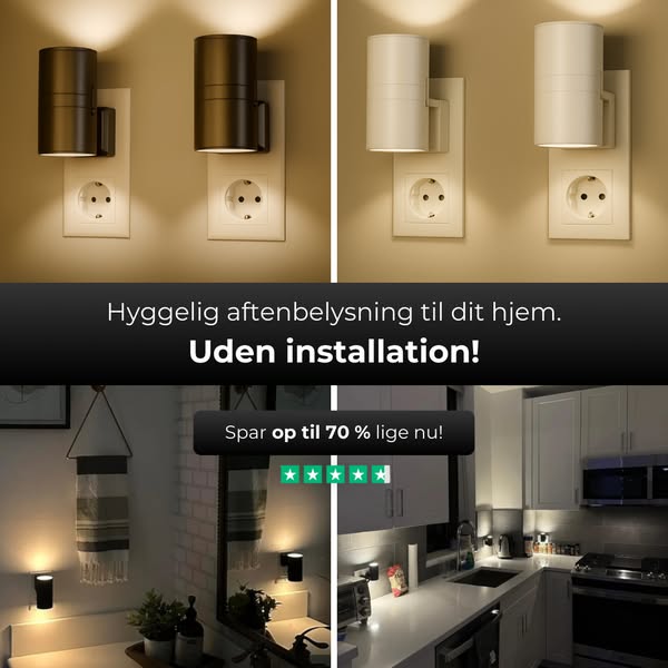 Lampen, der tænder sig selv – hver aften