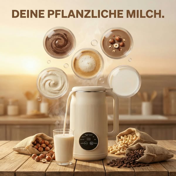 Deine pflanzliche Milch. Zuhause gemacht.