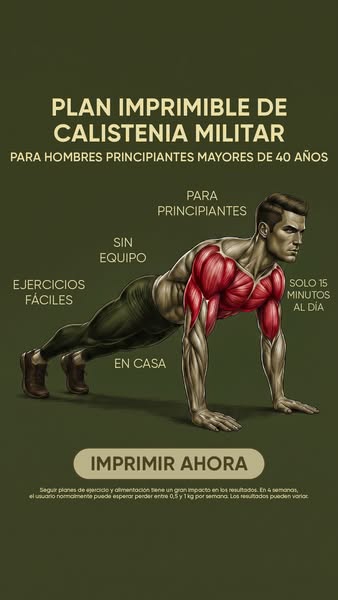 Hombres mayores de 40 años: desarrolla fuerza de verdad