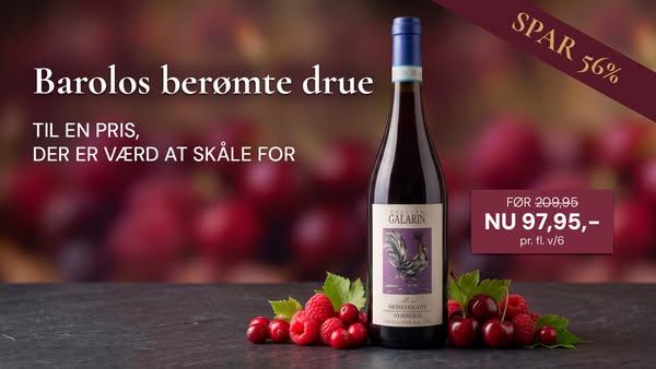 Barolos lillebror – kun 158,95 kr.