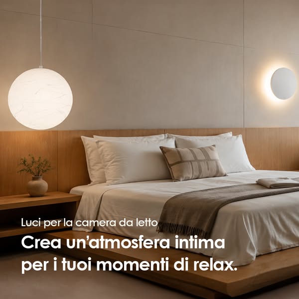 Crea l'atmosfera giusta per la tua camera