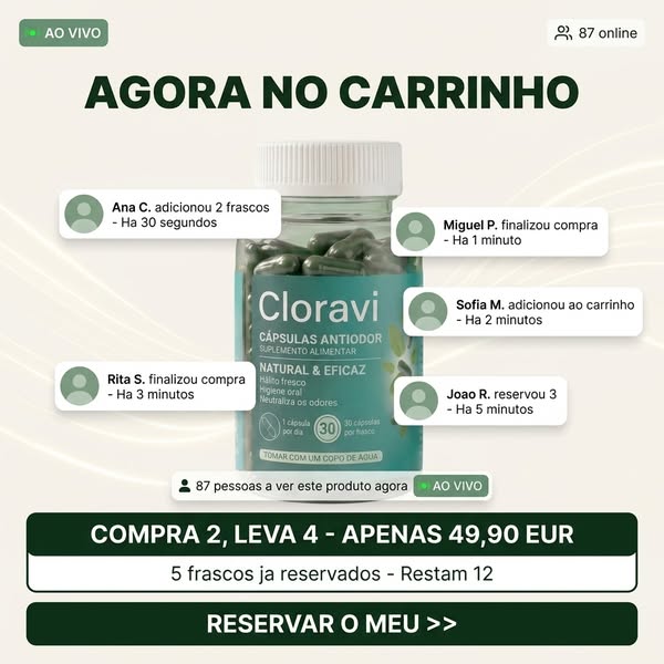 A pastilha disfarça, A Cloravi trata.