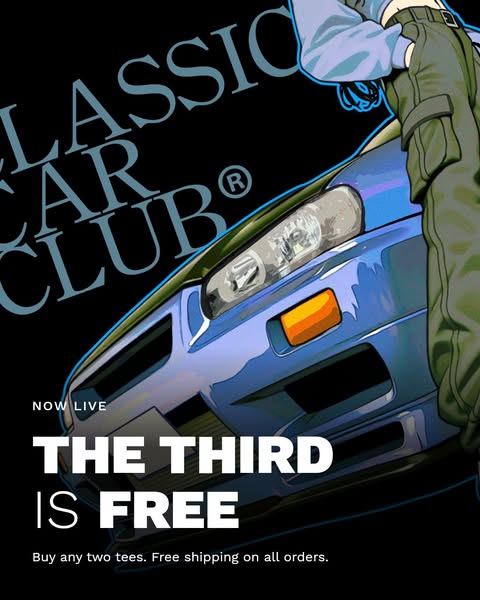 3 Tees. Pay For 2.