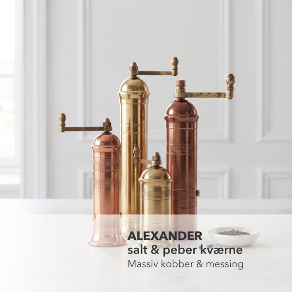 Massiv kobber & messing