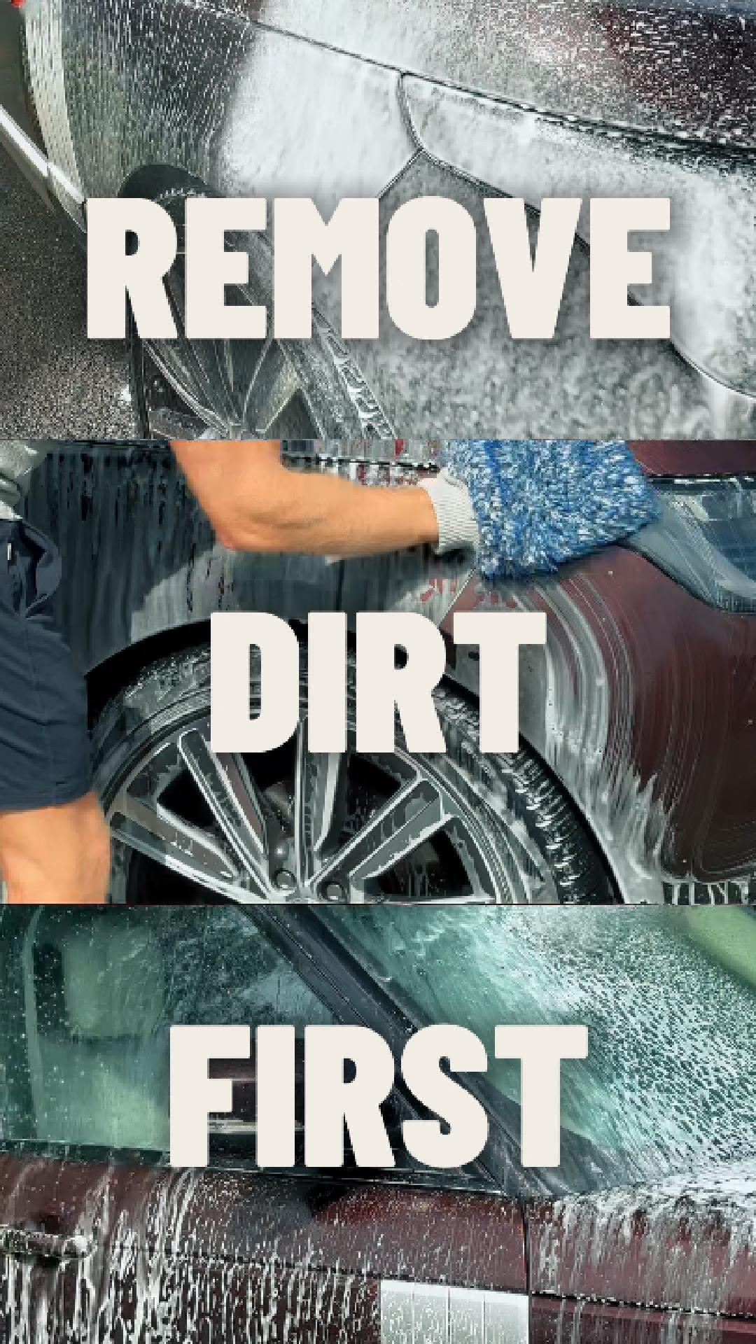 Before the mitt, lift the grime