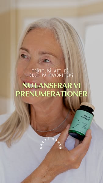 Prenumerera på kosttillskott