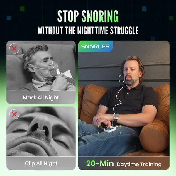 20 Mins for Snoring. Not All Night.