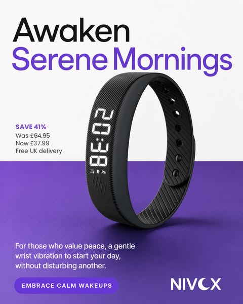 A smartwatch on the table wakes no one.