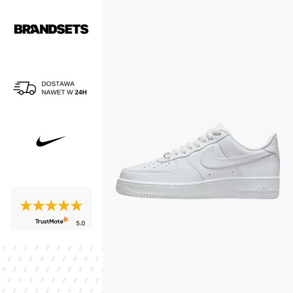 NIKE AIR FORCE 1'07 "TRIPLE WHITE"